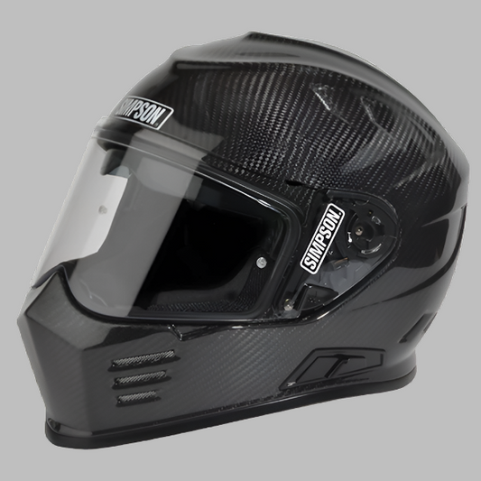 Simpson Ghost Bandit Full-face helmet in carbon fiber  helmet for sale at Quaid Motorcycle Shop or at Quaid Harley-Davidson in Loma Linda, Ca.
