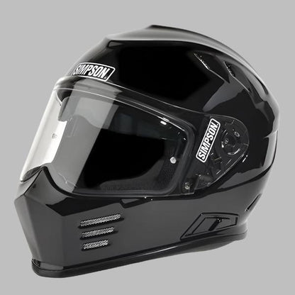 ghostbusters motorcycle helmet SIMPSON GHOST BANDIT MOTORCYCLE HELMET – Quaid Motorcycle Shop