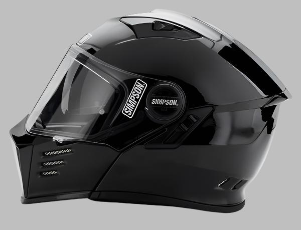 SIMPSON MODULAR BANDIT MOTORCYCLE HELMET in black for sale at Quaid Motorcycle Shop or at Quaid Harley-Davidson in Loma Linda, Ca.