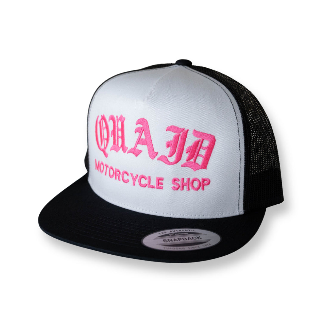 Quaid Motorcycle Shop Neon Hat
