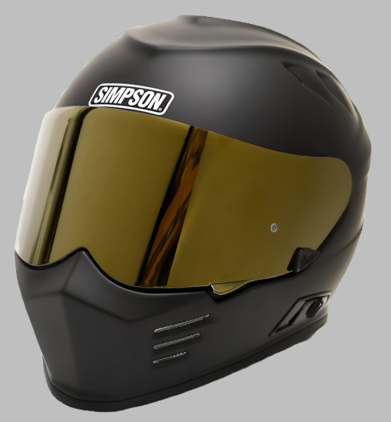 ghostbusters motorcycle helmet SIMPSON GHOST BANDIT MOTORCYCLE HELMET – Quaid Motorcycle Shop
