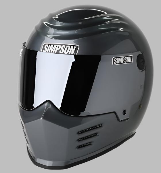 Simpson Outlaw Bandit Full-Face helmet in Gunmetal Grey available for sale at Quaid Motorcycle Shop or at Quaid Harley-Davidson in Loma Linda, Ca.